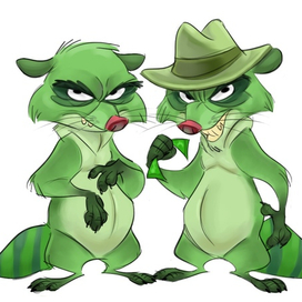 Два енота из HTF