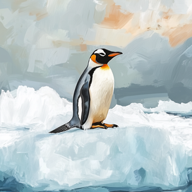 Одинокий пингвин 