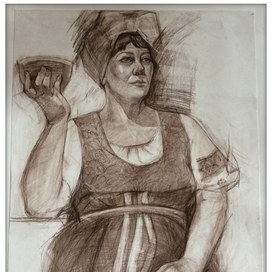 Портрет натурщицы