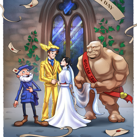 Иллюстрация по мотивам книги Терри Пратчетта