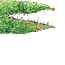 Иллюстрация к белорусской народной сказке «Баран бок абадран»