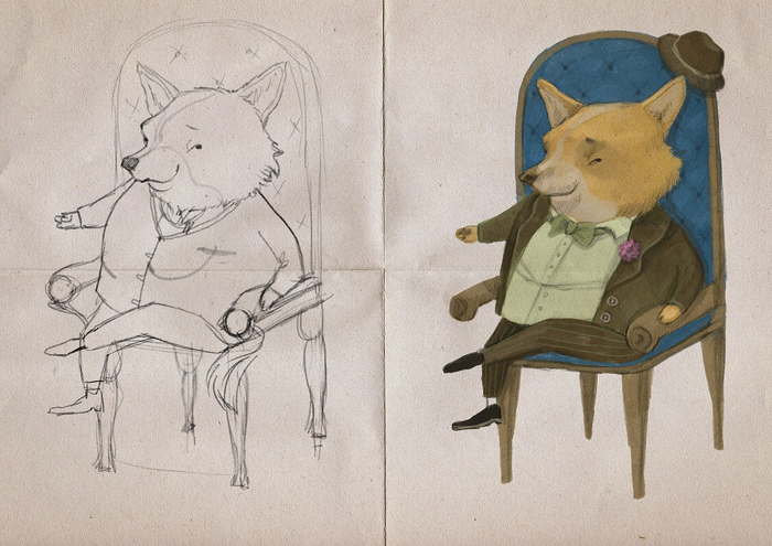 Корги. Дизайн персонажа.