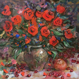 Натюрморт с прошлогодним яблоком