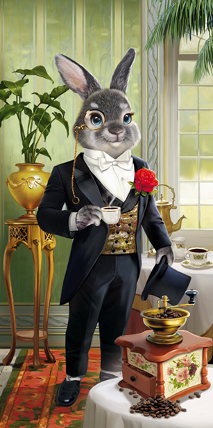 Кофейный кролик.