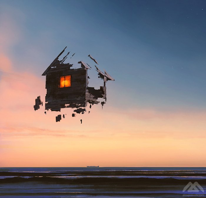 Недостроенный дом для неоконченного проекта.