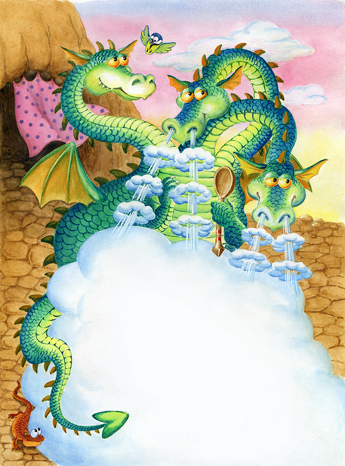 Змей Горыныч, обложка "волшебный мир сказок"