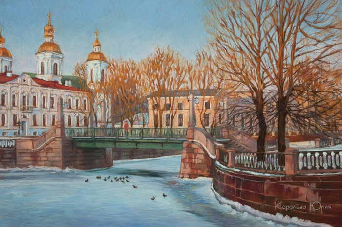 Март в Петербурге