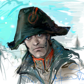 Charakter für die Comics. Der Dekabrist Fürst Wolkonski.