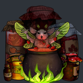 Банки с вареньем, медом и прочими сладостями