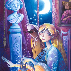 Иллюстрация к сказке Г.Х. Андерсена "Снежная королева"