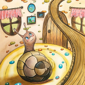 How the snail Klava wintered in the castle )