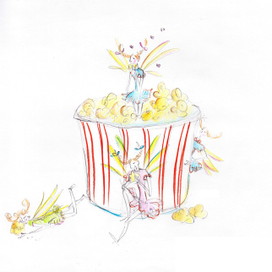 Сладкий попкорн