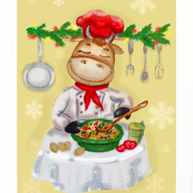 Подготовка к празднику 