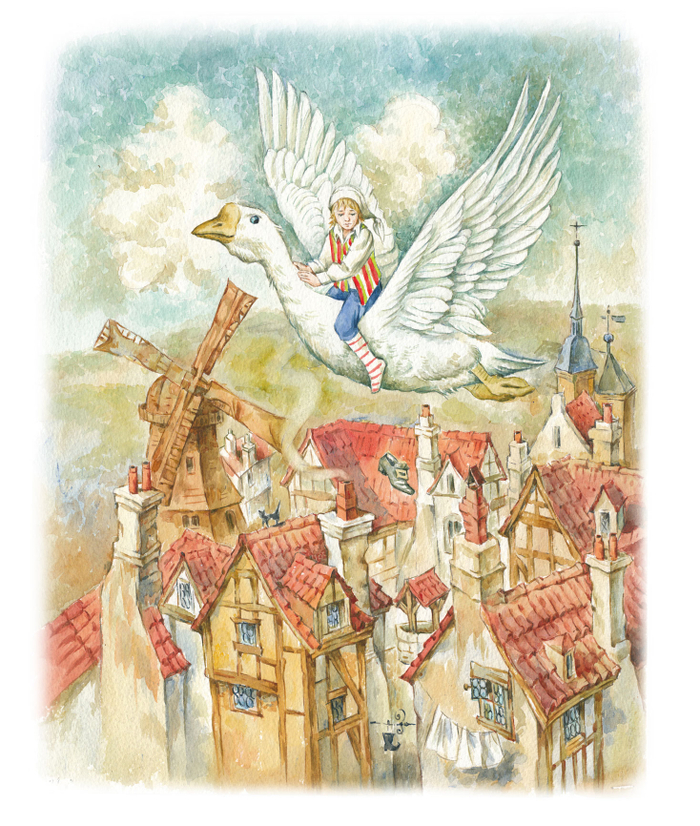 Башмачок.  Сельма Лагерлёф "Сказочное путешествие Нильса с дикими гусями".