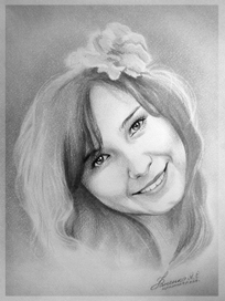 портрет "Сухая кисть"