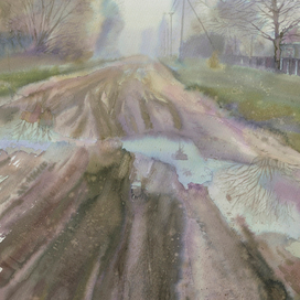 Ночью был дождь