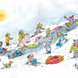 Горка ледяная