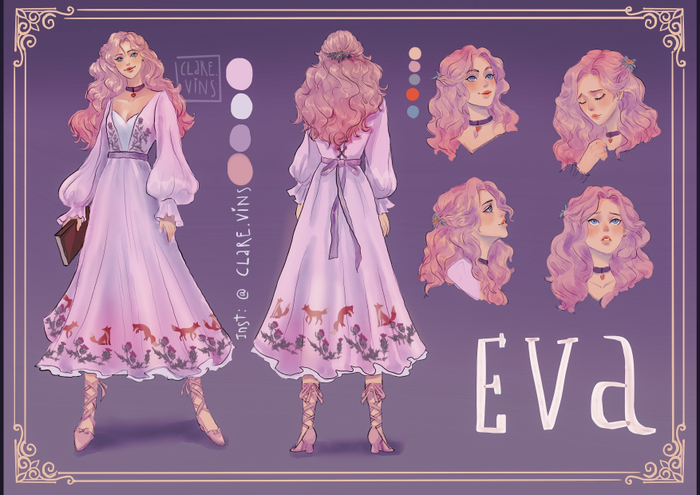 Evangelina Fox (character design)