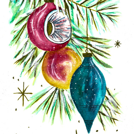 новогодняя открытка