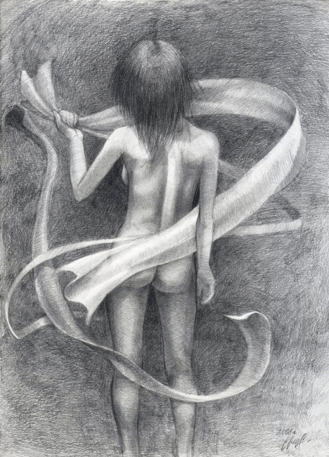 Девушка с лентами