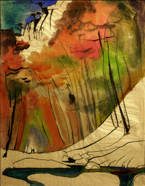 Река в ущелье