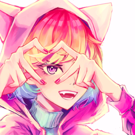 Радужный арт