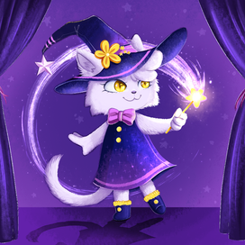 Кошка волшебница