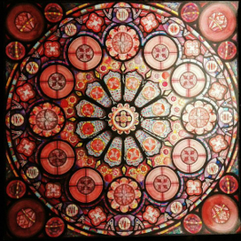 stained glass window