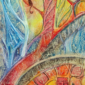 Весенняя мозаика с кошками