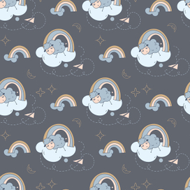 Детский бесшовный паттерн