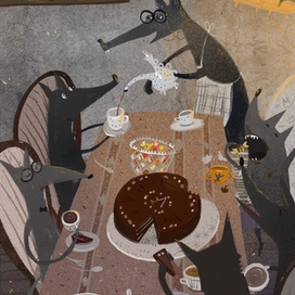 Mr. Wolf with family 