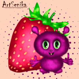 Клубничный монстрик