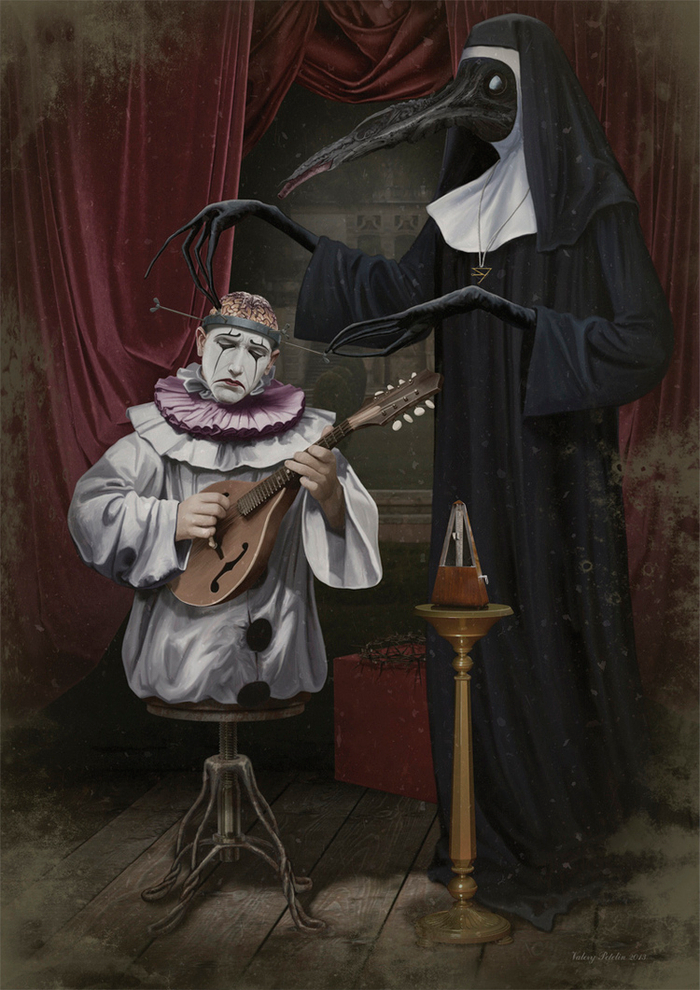 Грустный Пьеро