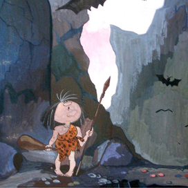 Приключения древнего человечка