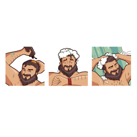 Men's care cosmetics