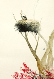 "Аиста гнездо на ветру..."