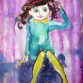 Желтые колготки