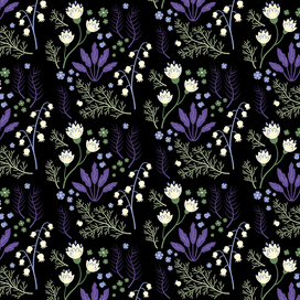 Растительный паттерн