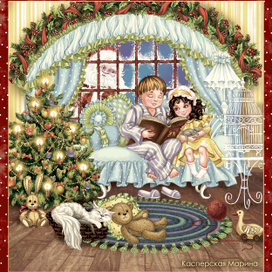 Новый год (дети и елка)