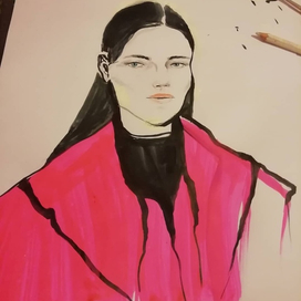 фэшн иллюстрация