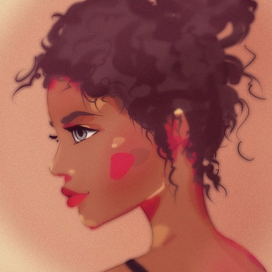 Девушка с кудряшками 