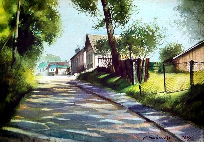 ,,Игра теней на ул.Резекне,,Латвия