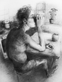 вечерний кефир.