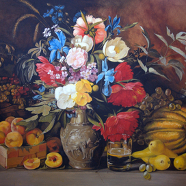 (копия) И. Хруцкий "Цветы и плоды"