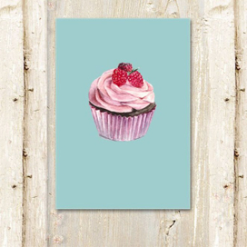 акварельный кекс 