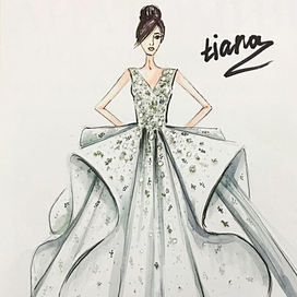 Fashion illustration Tiana Verner 