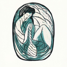 женщина в песках