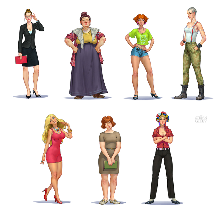 Женские типажи