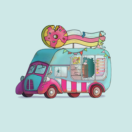 Заброшенный фудтрак в диметрии