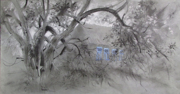 "Хроники умирающей деревни" Яблоня-ветеран.